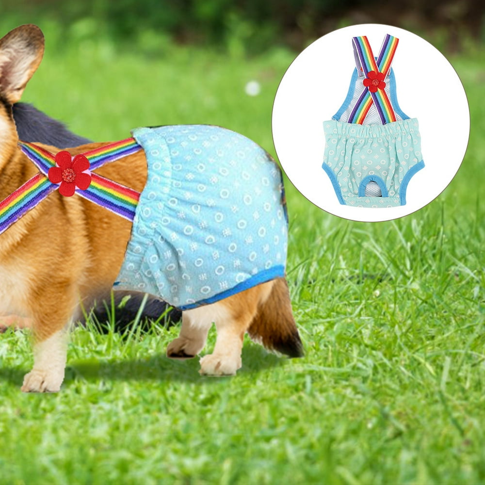 LYUMO Pet Menstrual Pants, Dots Pet Dog Shorts Diaper Sanitary Physiological Pants Female Short