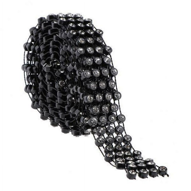Cintas de Cadena con cuentas de diamantes de imitación Sunnimix 1 yarda 17 Mm 2 piezas