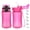 Rose Red, variant on Oldley 12oz Motivational Water Bottle with 2 Lids - Leakproof, Durable, BPA-Free