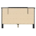 thumbnail image 5 of Bowery Hill Engineered Wood Transitional 6 Drawer Dresser in Black, 5 of 5