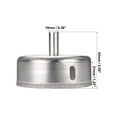 thumbnail image 2 of Uxcell 75mm Diamond Glass Hole Saw Core Drill Bit Nickel Plated 1 Pack, 2 of 5