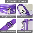 thumbnail image 3 of Clear Crossbody Purse Bag, Clear Bag Stadium Approved with Front Pocket for Concerts Sports Festivals, 3 of 7