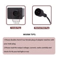 thumbnail image 4 of Adaptador de repuesto DONGERMAER 12 V 2A para inflable navideño de 2,4 a 3,7 m, 4 of 8