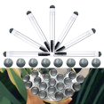 thumbnail image 2 of UYGDUY-20 Pieces Disposable Mascara Brushes Eyelash Brush Lash Wand Diamond Mascara Wands with Tube Makeup Tool Lash Spoolies Sanitary Brushes Lash Extension Supplies (tube sky black 20), 2 of 3