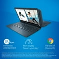 thumbnail image 2 of HP Chromebook 14-inch-Laptop-with 180-Degree-Hinge, Full HD Screen, AMD Dual-Core A4-9120-Processor, 4 GB SDRAM, 32 GB eMMC Storage, Chrome OS (14-db0080nr, Ink Blue), 2 of 5