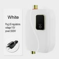 thumbnail image 2 of Instant Water Heater 110V 3000W Mini Electric Tankless Hot Water Heater Bathroom Kitchen Washing with LCD Display for Shower Bathroom Kitchen Washing US Plug, 2 of 9