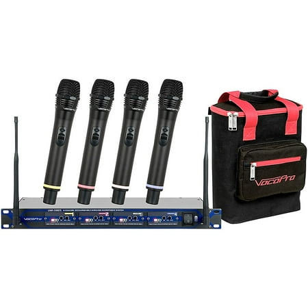 Uhf 5805 Rechargeable Wireless Microphone - VocoPro UHF-5805 Plus Rechargeable Wireless System with Mic Bag Band 10