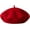 Red, variant on Kids Girls French Beret Hat Artist Hat Solid Warm Beanie Cap Winter Autumn