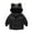 Black, variant on Mercatoo Toddler Baby Girls Winter Warm Solid Coats Ears Hooded Padded Jacket Outwear Kids Girls Winter Down Jackets Coat