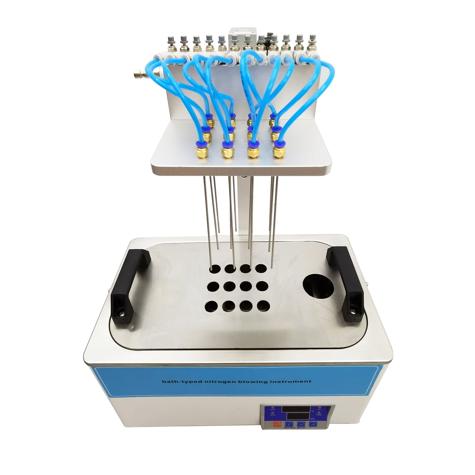 12 Hole Bath-Typed Termovap Nitrogen Sample Concentrator Water Bath Nitrogen Blower