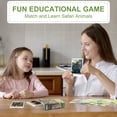 thumbnail image 4 of BenBen Go Fish Card Game for Kids 3+, 104 Cards, Jumbo Size, Safari Animal Learning Playing Cards, 4 of 8