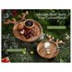 thumbnail image 2 of Wood Serving Platter with Antler Handle, Round Wooden Food Dish Plate, Decorative Charcuterie Board for Cheese A, 2 of 5