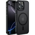 thumbnail image 1 of wonima44 Strong Magnetic for iPhone 16 Pro Max case [10Ft Military-Grade Protection] Compatible with fit MagSafe Shockproof Slim Thin Cover case for iPhone 16 Pro Max 6.9 inch, Bumper Black, 1 of 1