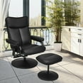 thumbnail image 4 of Gymax Couch Chair Lounge Swivel Massage Recliner w/ Side Pocket Remote Control Ottoman, 4 of 8