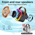 thumbnail image 2 of Máquina de karaoke Kinglucky Mini para niños con 2 micrófonos inalámbricos, 2 of 7