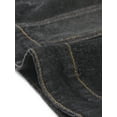 thumbnail image 5 of DARING DIVA Women's Plus Size Short Sleeves Button Down Jean Jacket 5X Black, 5 of 6