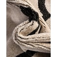 thumbnail image 3 of Unique Loom Trellis Collection Area Rug - Austin (2' 7" x 10' Runner Beige and Black/Beige), 3 of 13