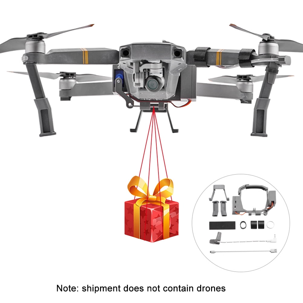 Air-Dropping Bait Thrower For DJI Mavic Pro Drone Throw Transport Wedding Rings