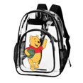 thumbnail image 2 of Winnie The Pooh Clear Backpack Heavy Duty Transparent Bag See Through BookBag for Colleges School Work Festival Sport Travel, 2 of 7