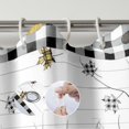 thumbnail image 6 of Fall Plaid Pumpkin Shower Curtain Farmhouse Buffalo Plaid Autumn Maple Leaves Thanksgiving Bathroom Curtains Waterproof Polyester Fabric Bath Curtain 72 x 72 Inch with 12 Hooks, 6 of 6