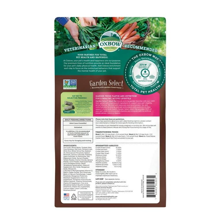 Oxbow critical care apple banana top
