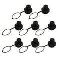 thumbnail image 1 of WEUVEB 8Pcs Boston Valve Replacement Adapter for Rubber Kayak Black, 1 of 6