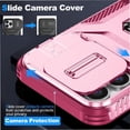 thumbnail image 5 of Funda para GANGXUN iPhone 13 Pro Max - Soporte metálico, Función magnética, Rosa, 5 of 5