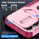 thumbnail image 5 of Funda para GANGXUN iPhone 13 Pro Max - Soporte metálico, Función magnética, Rosa, 5 of 5