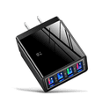 thumbnail image 4 of Cargador de teléfono móvil de 4 USB a color, cabezal de carga de viaje plano de 3 A, cargador de calibre, 4 of 4