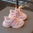 thumbnail image 4 of Dakaela 9M-6Y Baby Boys Girls Sneakers Infant Chunky Platform Casual Sneaker Toddler Breathable Walking Running Tennis Shoes Pink, 4 of 8