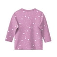 thumbnail image 4 of KAUOD Girls Kids Teens T-Shirt Dots 3/4 Sleeve Crew Neck Tee Toddler Summer Casual Top Blouses Children Comfortable Clothing, 4 of 4