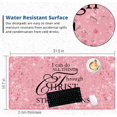 thumbnail image 5 of I Can Do Anything Pink Desk Pad Desk Mat with Non-Slip Base and Stitched Edge,Rose Large Mouse Pad for Laptop,Extended Gaming Mouse Pad Desk Cover Desks Protector for Office Home(31.5" x 16"), 5 of 6