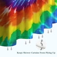 thumbnail image 6 of Colorful Tie Dye Pattern Shower Curtain 72"x72" ,Bathroom Decorative Shower Curtains Set with 12 Hooks,Modern Waterproof Washable Shower Curtain, 6 of 6