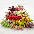 thumbnail image 5 of 30pcs Artificial Tulip Bouquets DIY Artificial Silk Handmade Flowers Suitable for Home Room Decoration Wedding Party Decoration (Purple), 5 of 11