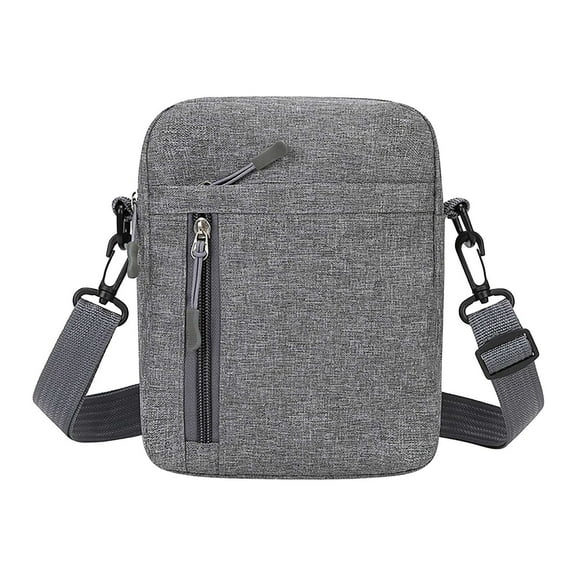 Kyusrd Crossbody Bag for Men Belt Bag With Zipper Pockets Casual Travel Bag Makeup bag With Adjustable Outdoor Sports Bag Shoulder Bag