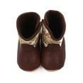 thumbnail image 4 of MEZZALL Leather Western Boots Cowboy Bootie Soft Sole Nonslip Crib Shoes For Baby Toddler Girls Boys Versatile Footwear, 4 of 8