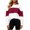 Wine, variant on Josdec Women's Two Tone Color Block Crew Neck Sweatshirt, Drop Shoulder Long Sleeve Loose Pullover, All Season Daily Casual Loungewear Tops