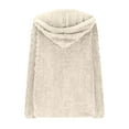 thumbnail image 7 of Women's Soft Hooded Jacket Cozy Outerwear for Cold Weather Comfort and Casual Style, 7 of 7