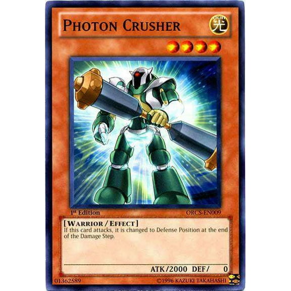 YuGiOh Order of Chaos Common Photon Crusher ORCS-EN009