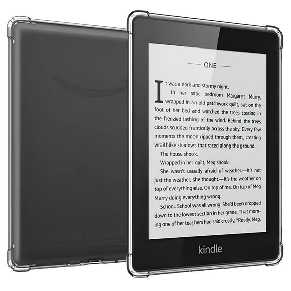 GJX Clear Case for 6" All New Kindle 10th Generation, Lightweight Silicone Slim Back Cover Skin Bumper for Kindle 10th Gen 2019, Clear