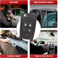 thumbnail image 6 of Easy to Use Key Fob Keyless Entry Remote Control Compatible with Chevrolet Chevy 2016-2021 Equinox Sonic/2015-2016 lmpala/2010-2016 Terrain Car Key Replacement for OHT01060512, 2-Pack, 6 of 6