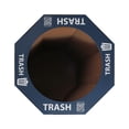 thumbnail image 2 of happimess Fleur 25-Gallon Traditional Classic Disposable Corrugated Cardboard Event Trash Can and Recycling Bin, Denim Blue (Set of 2), HPM1300H-SET2, 2 of 8