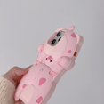 thumbnail image 2 of for iPhone 14 Plus Case Pig Kawaii Phone Cases,Cute 3D Cartoon Lovely Pink Pig Soft Silicone Shockproof Protective Case Funny Women Girls for iPhone 14 Plus, 2 of 15