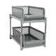 thumbnail image 1 of Organizador de 2 con Diseño Que Ahorra Espacio y Cajones Extraíbles, Gabinete de Almacenamiento Deslizante para Baño y Cocina, Color Gris, 1 of 6