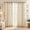 Beige+.Gold + Polyester, variant on Fretwork Printed Grommet Top Window Curtain Panel - 1 Pc Panel, Decorative Drapery