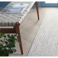 thumbnail image 4 of SAFAVIEH Martha Stewart Serenity Geometric Runner Rug, Grey/Ivory, 2'2" x 8', 4 of 5