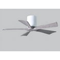 thumbnail image 7 of Matthews Fan Company IR5H-BK-WA-42 - Irene-5H five-blade flush mount paddle fan in Matte Black finish with 42” solid walnut tone blades.&nbsp;, 7 of 7