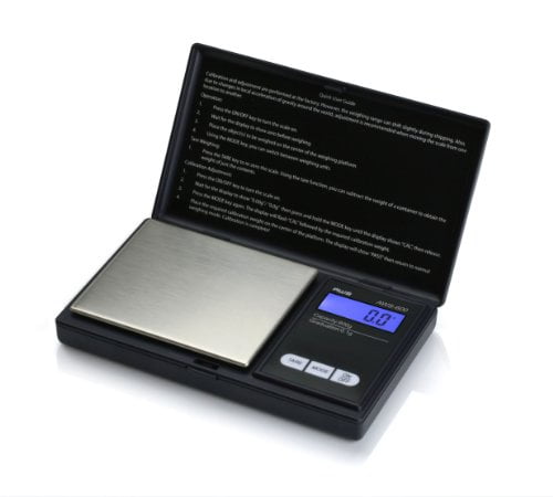 American Weigh Scales Pocket Weight Scale Stainless Steel Surface