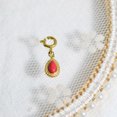 thumbnail image 1 of Collier Rétro Français en Acier Titane Pendentif Détachable Variété de Pierres Naturelles Pendentif Collier Clavicule, 1 of 6