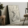 thumbnail image 7 of Easter Bunny Sketch Wall Art Print Abstract Rabbit Sketch Flower Rabbit Poster Canvas Painting for Living Room Bedroom Dorm Spring Farmhouse Easter Decor Unframed, 7 of 7